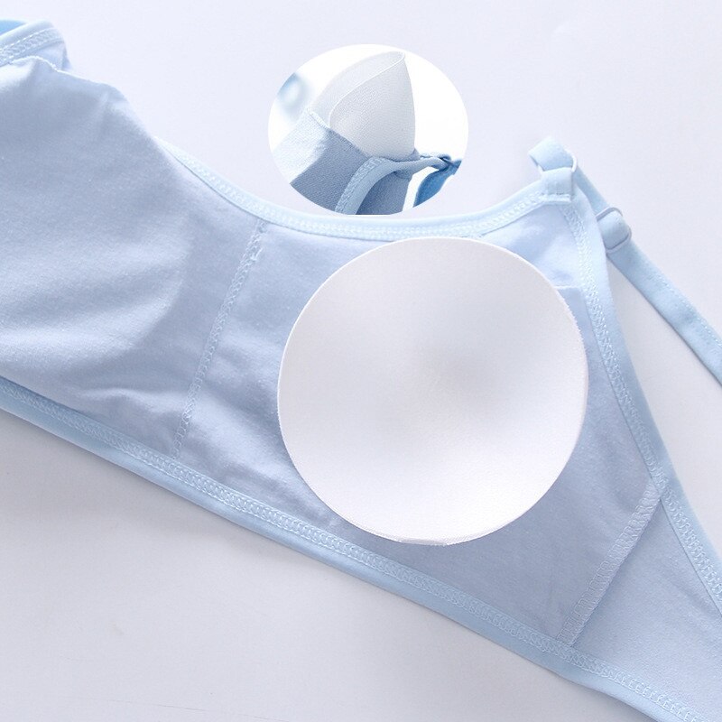 Kids Underwear Cotton Teen Training Bra for Girls Teenager Breathable Girl Vest Bras Children Clothing Random Color Training Bra