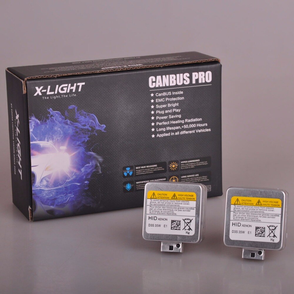 2 x D3S Genuine X-LIGHT XENON BULB compatible with 66340 9285304244 UB 4300K compatible with 66340 9285304244