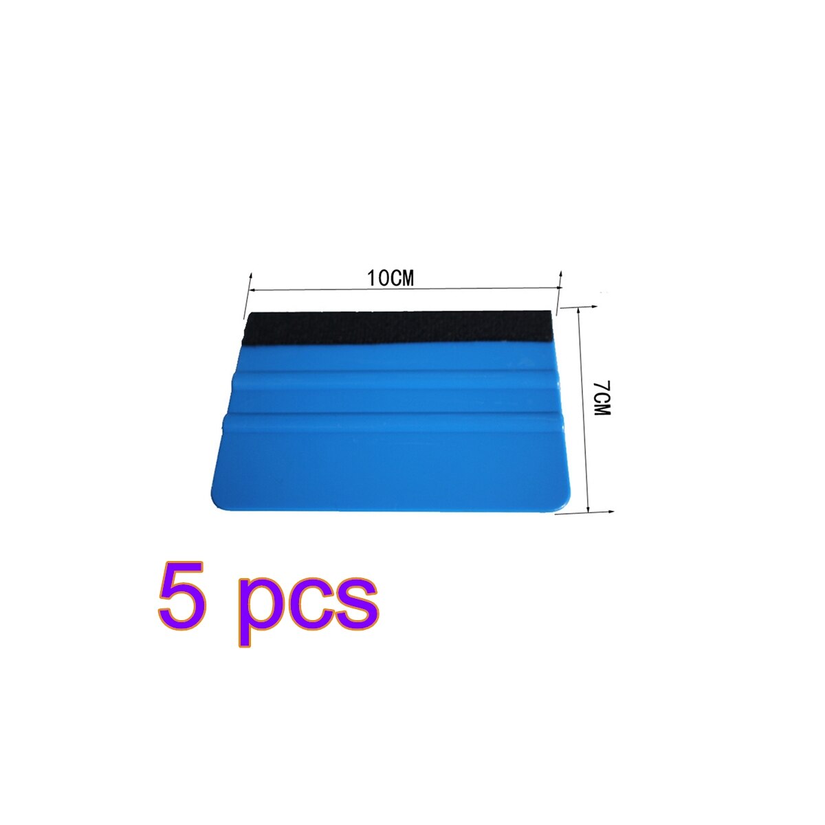 1/3/5/10PCS Wrap Film Squeegee Car Foil Wrapping Suede Felt Scraper Auto Car Styling Sticker Accessories Window Tint Tools: Orange