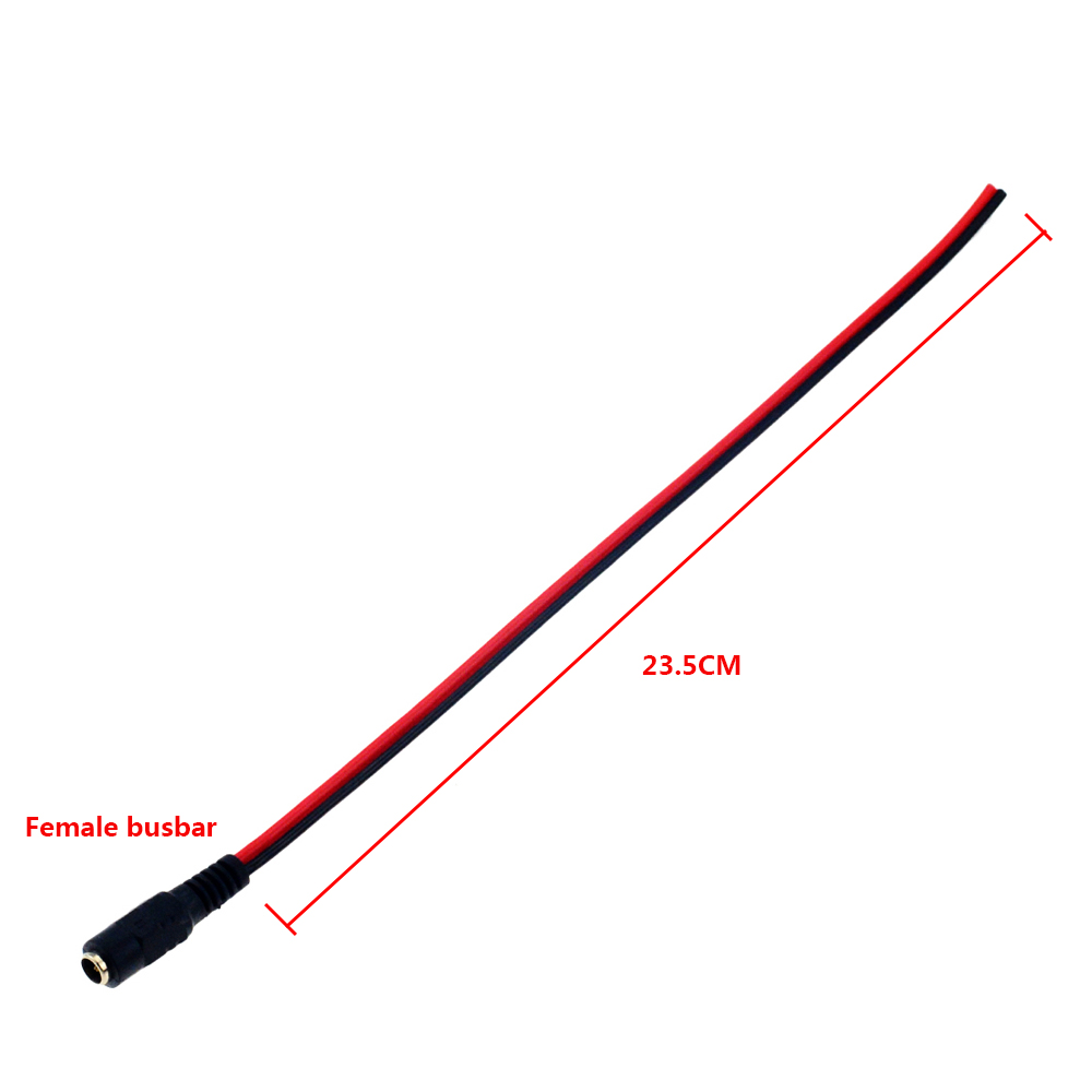 5.5 x 2.1mm dc strøm hunkabel 12v stik dc hun adapter kabel stik stik til cctv kamera dc stik hun 5.5*2.1