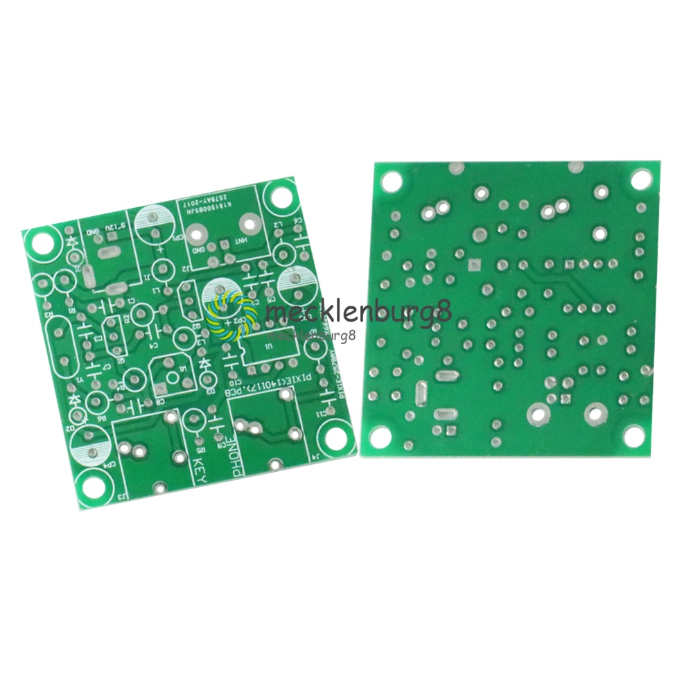 1 set självradio 40m cw kortvågssändare qrp pixie kit mottagare 7.023-7.026 mhz kortvågssändare  dc 9v-14v i lager