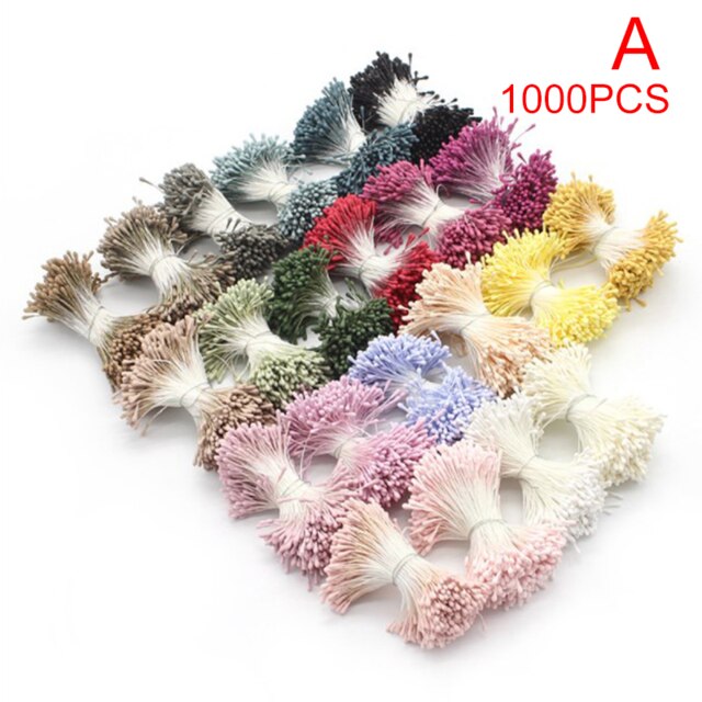 1Pack Diy Bruiloft Accessoires 1Mm Meeldraden Handgemaakte Kunstbloemen Party Home Decoration: A