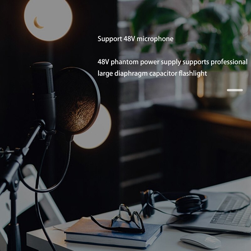 AR005 Draagbare Mini Audio Mixer Digitale Opname G... Grandado