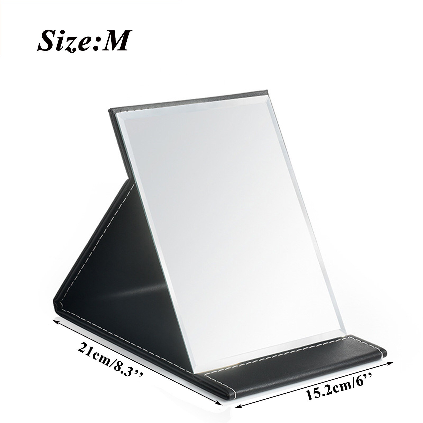 Ultra-thin Folding Make Up Mirror Folding Convenient Mirror Modern Student Beauty Mirror Makeup Folding Cosmetic Mirrors: M