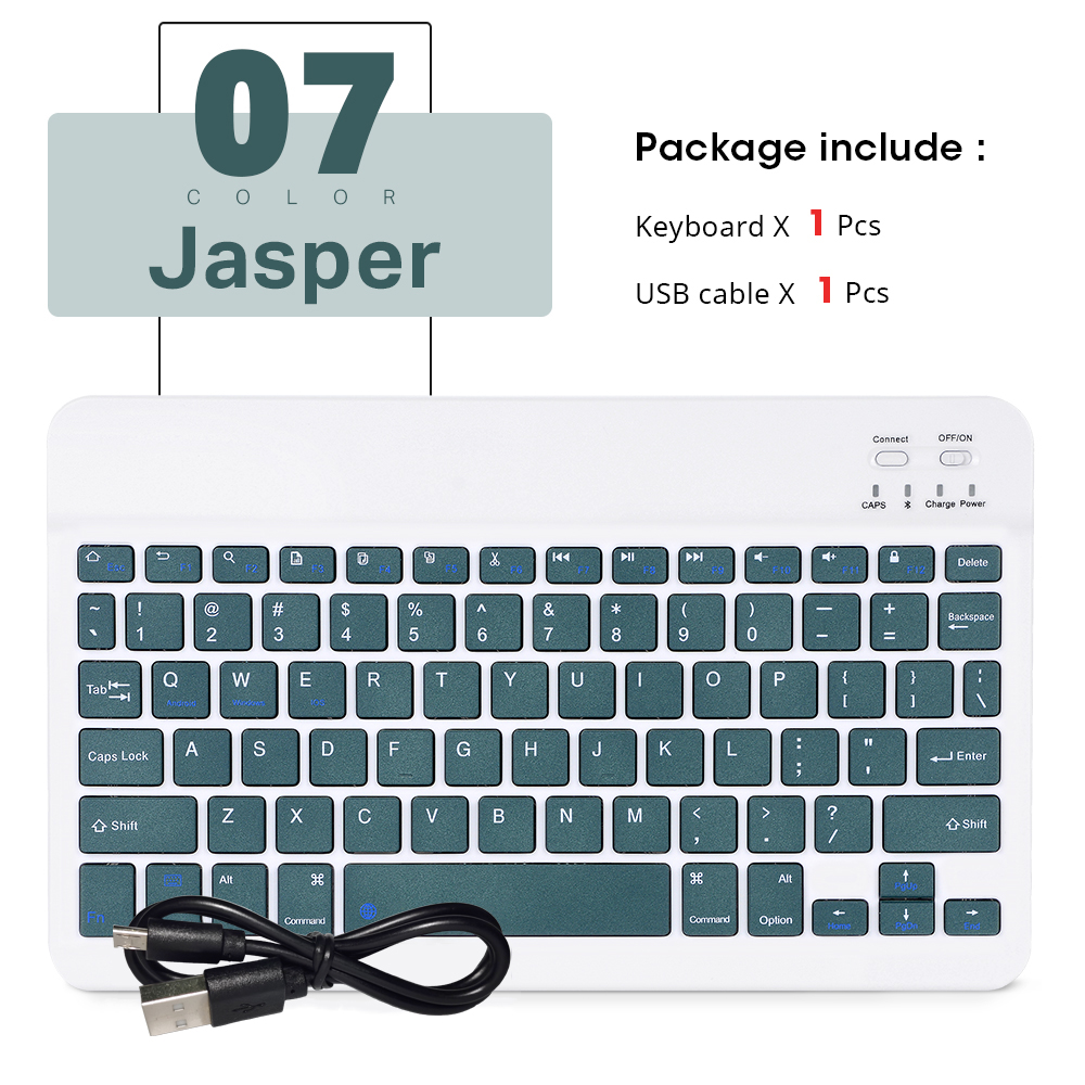 Tragbare Mini Drahtlose Bluetooth Tastatur und Maus Für Tablet Laptop Smartphone iPad IOS Android Telefon Russisch Spanisch Arabisch: Jasper-no mouse