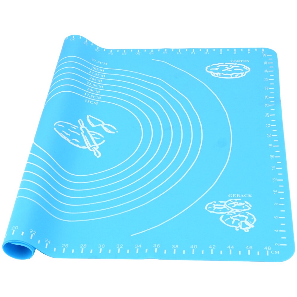 50*40 cm Cake Pastry Mats Table Sheet Kneading Dough Pad Non-Stick Silicone Baking Mat Bakeware Accessories Kitchen Tools