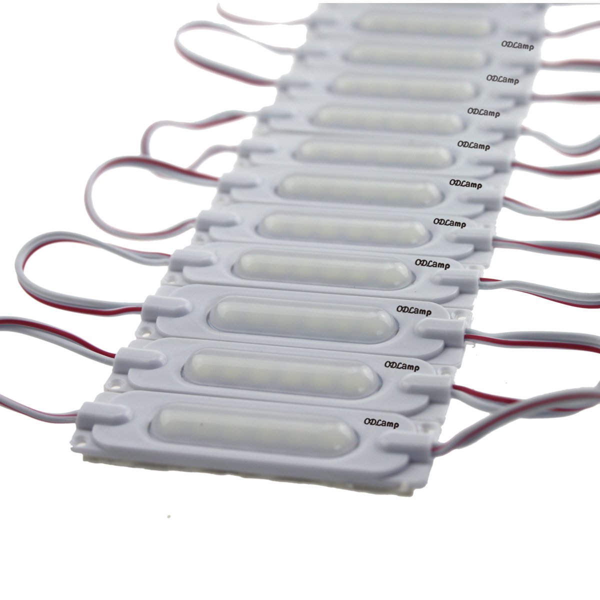 10pcs/lot injection with lens COB LED module waterproof LED back light backlight for sign channel letter DC12V 2W IP68