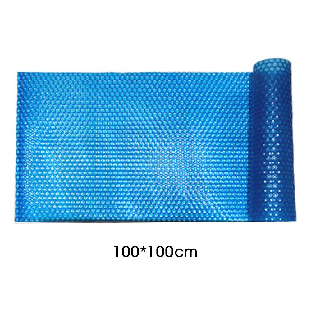 Swimming Pool Cover Dust Cover Tarpaulin Wear-resistant Rope Suitable For Swimming Pool Foldable Anti-UV Swimming Pool Cover: 100x100cm