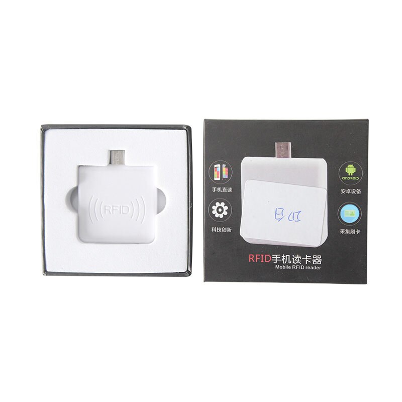 Lector RFID Mini USB para teléfono móvil Android, dispositivo de identificación de 125Khz, EM4100 TK400, OTG Mirco/tipo, más pequeño y rápido, 1 unidad