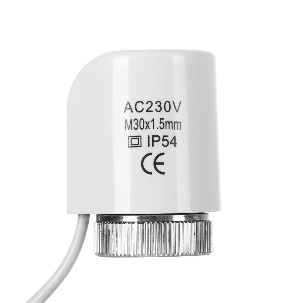 1pc termiske elektriske aktuatorer elektrotermiske ventiler praktisk termostat manifold normalt åben luk gulvvarme dele