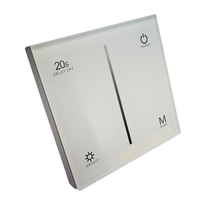 Led Triac Dimmer 220V High Voltage 100-240V AC Input Trailing Edge Dimming Wall Mount Touch Panel Led Triac Dimmer S1-T