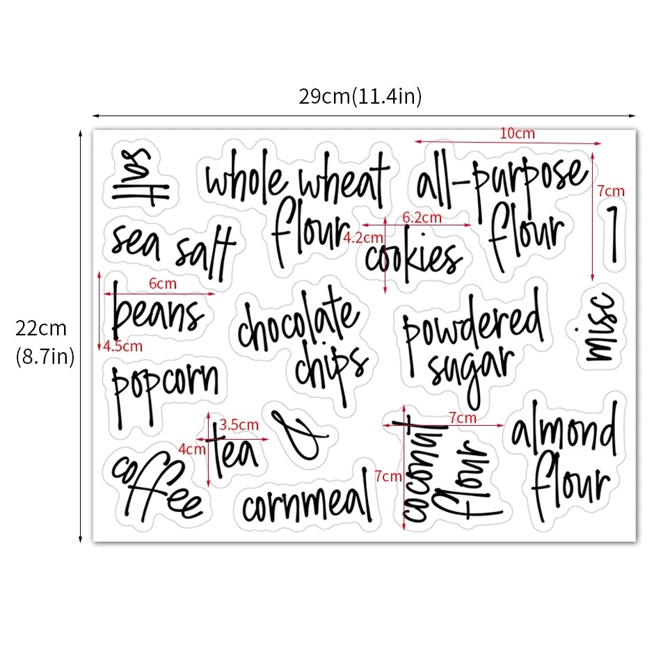157Pcs Zelfklevende Stickers Pantry Labels Waterdicht Transparante Slip Voedsel Label Sticker Voor Containers Opslag Jar