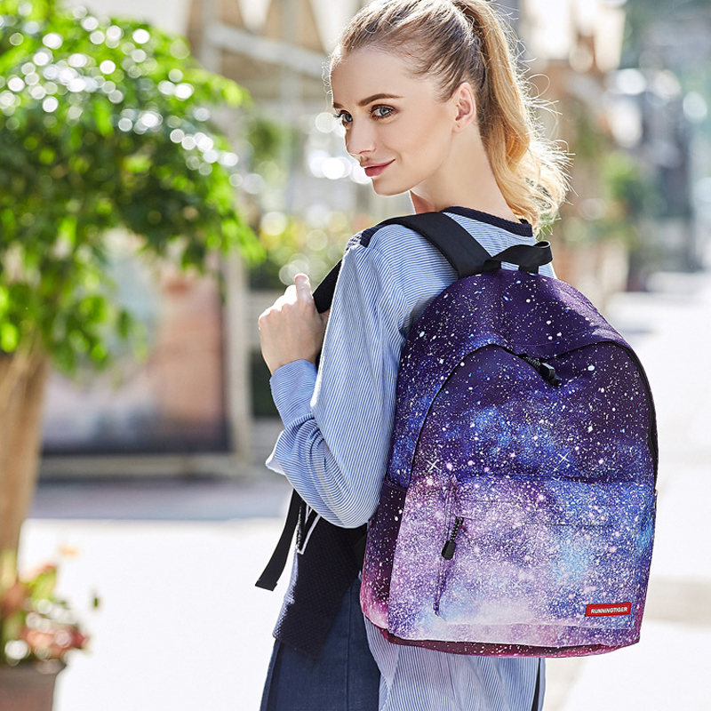 Lässig Frauen Rucksack Weichen Stoff Rucksäcke Mädchen Schule Taschen Wasserdichte Reise Rucksack Teenager Mädchen Gestreiften Rucksack