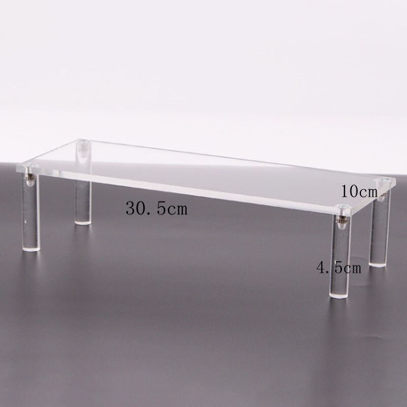 Decoration Display Stand Transparent Clear Single/Double Layer Detachable