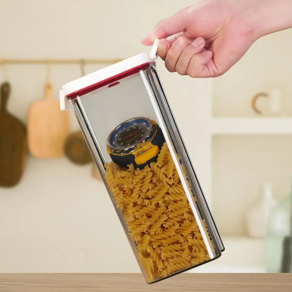 Küche Feuchtigkeitsbeständig Staubdicht Lebensmittel Lagerung Container Korn Luftdicht Vakuum Versiegelt Glas Haushalt Speisekammer Organizer 2024 Neue