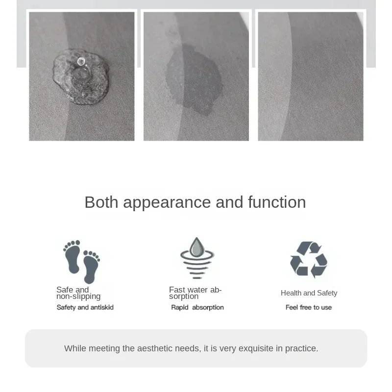 Alfombras de baño de lujo, alfombra antideslizante para baño y ducha, alfombra súper absorbente de secado rápido para pies, alfombra para inodoro, felpudo, decoración lavable