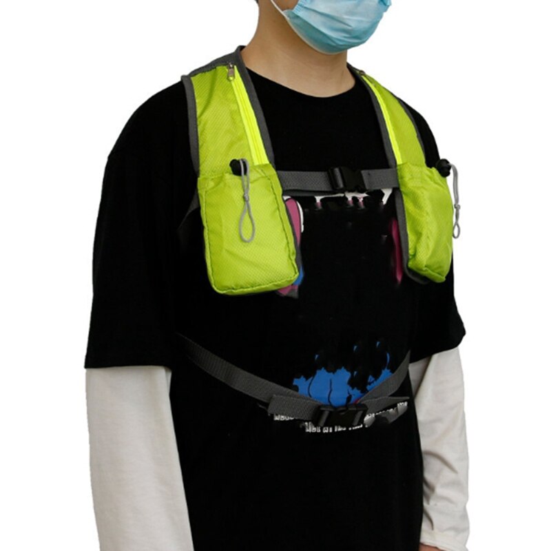 Udendørs sport løbevægt jakke vægtet løbevest marathon fitness hydration vest pack sport vandre cykel vest
