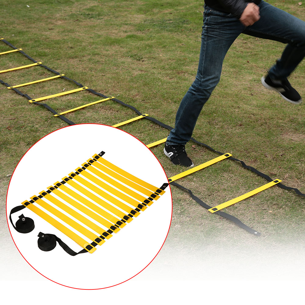 7 rung 4 meter Agility Ladder voor Voetbal Speed Training Voetbal Fitness Voeten Trainingsapparatuur