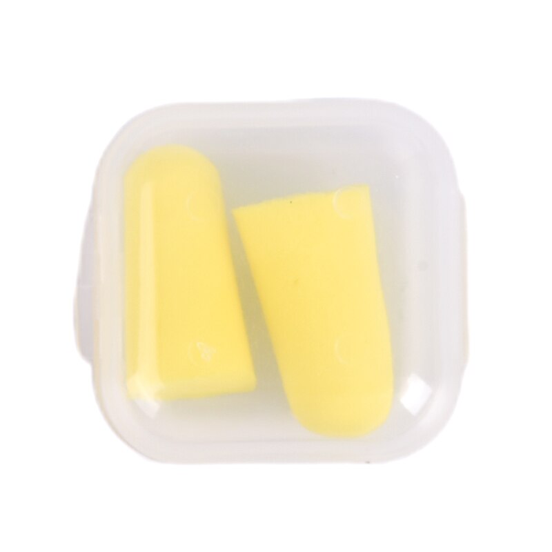 20PC Soft Foam Ear Plugs Sound insulation ear protection Earplugs anti-noise sleeping plugs for travel foam soft noise reduction: 1box yellow