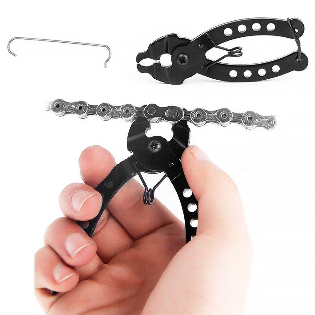 Bicycle Chains Link Remover Bike Chain Quick Link Open Close Tool Master Link Pliers Chain Magic Button Clamp Removal Tools