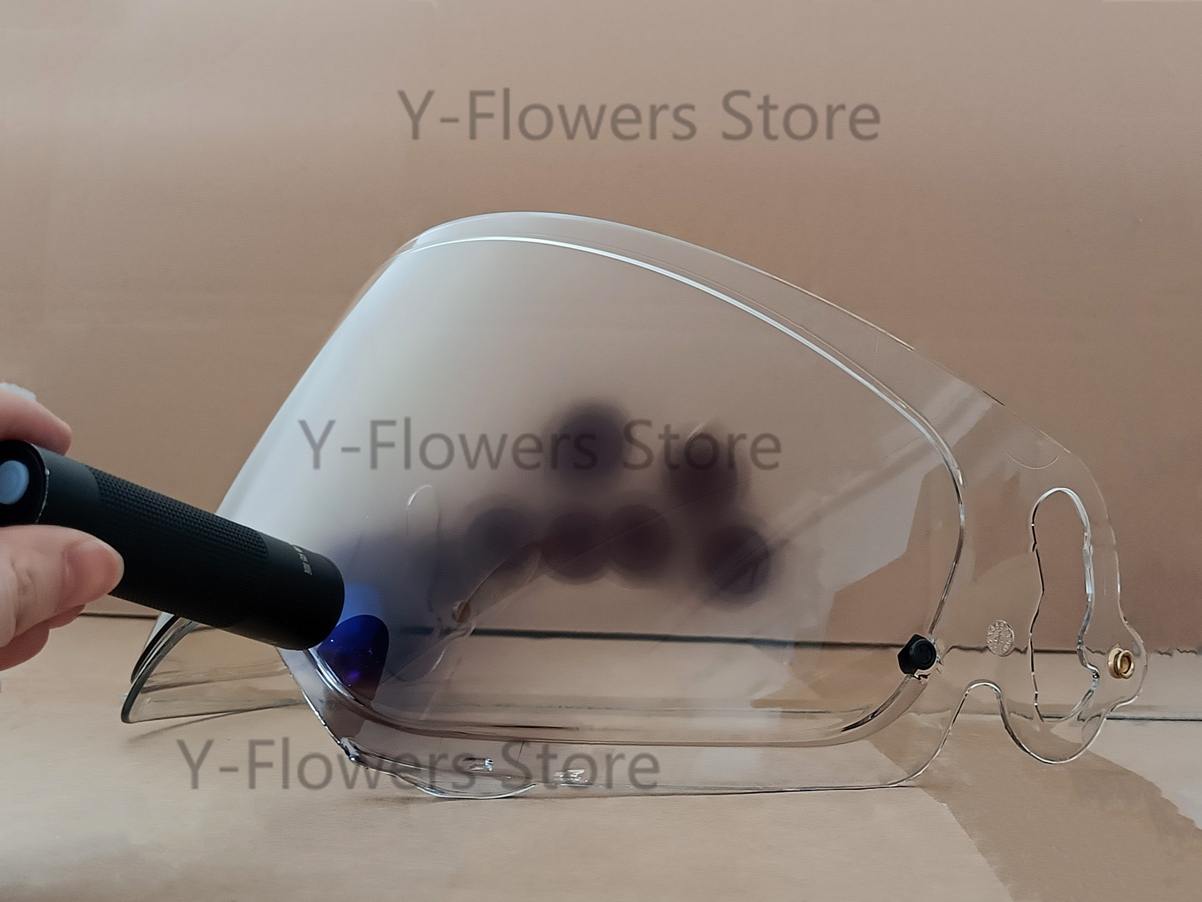 Photochromes visier für arai Tour -x5 , Tour  x5 tx5 vas-a, xd -5, max-v, max v, Tour-überqueren, v, Tour überqueren 5 helmlinsenglas Glimmer: Armeegrün