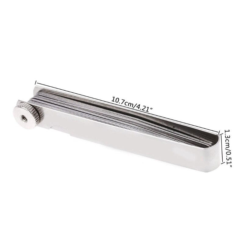 Herramienta De Medición De Calibre De Espesores 0.02-1 Mm