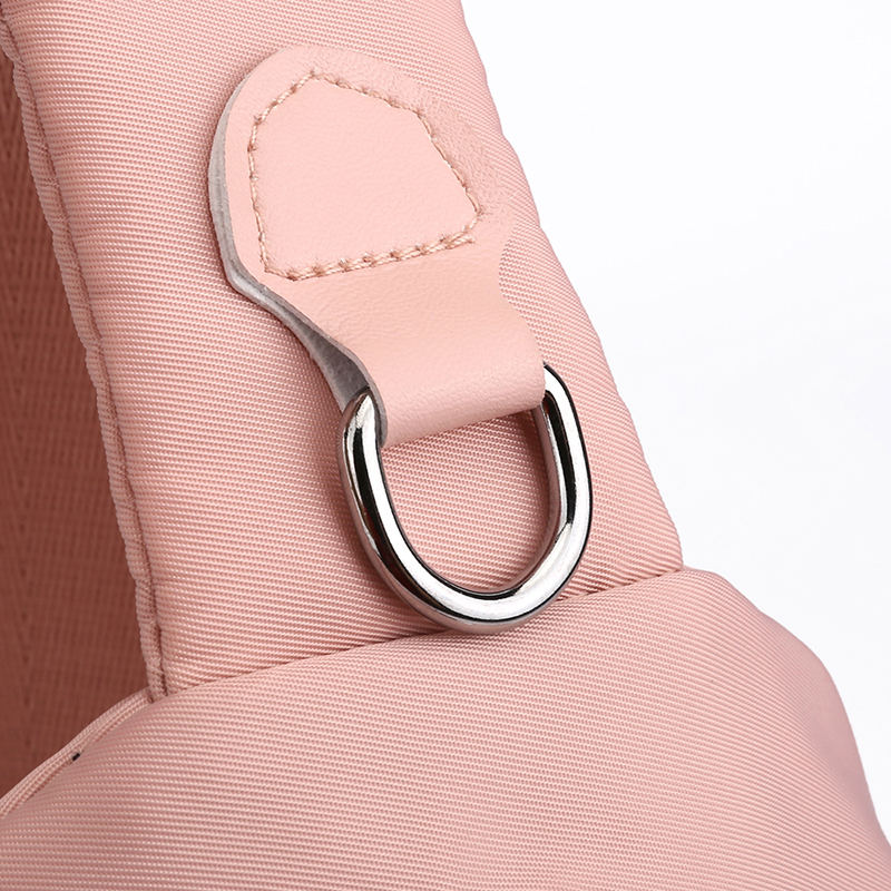 Bolsas de pecho para mujer paquete con cintura de nylon bolsas de viaje bandolera para bolso de un solo hombro de mujer paquete pequeño Femle Oxford Phone bolsas rosa