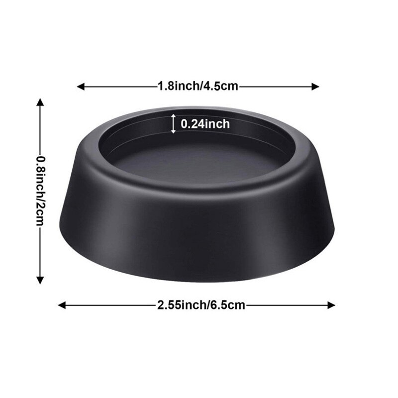 1Pcs White Washing Machine Foot Pads For Anti-vibration Washer And Dryer Anti Slip Mat Rubber Isolation Feet For Washing