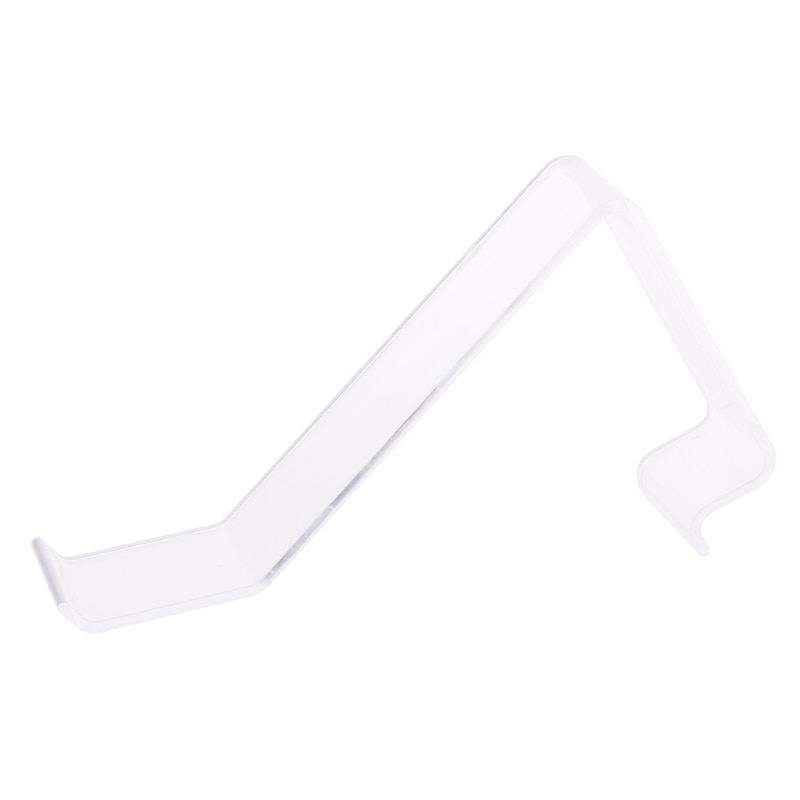 Klar l-form akryl sko ract holder detail butik display plast stand hylde