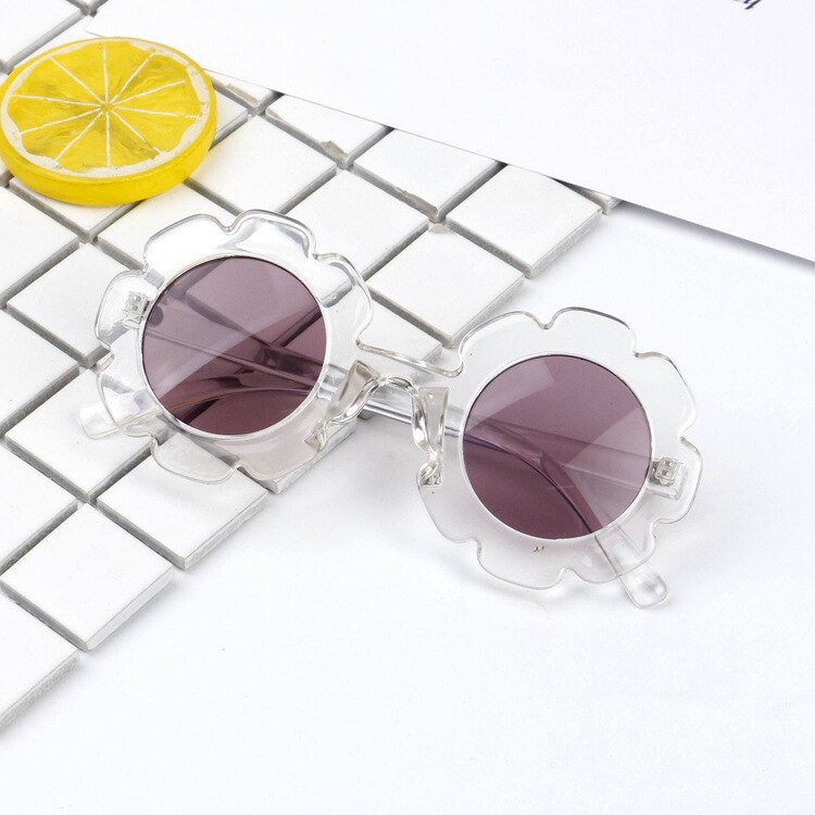 6 Farben Kunststoff Rahmen Brille Kleinkind freundlicher Brillen Sommer Baby freundlicher Sonnenbrille: Braun