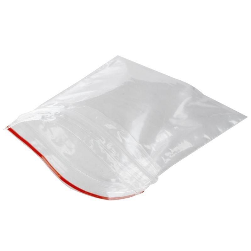 100Pcs Rits Sluiting Lock Rits Poly Clear Zakken Plastic Zip: Default Title