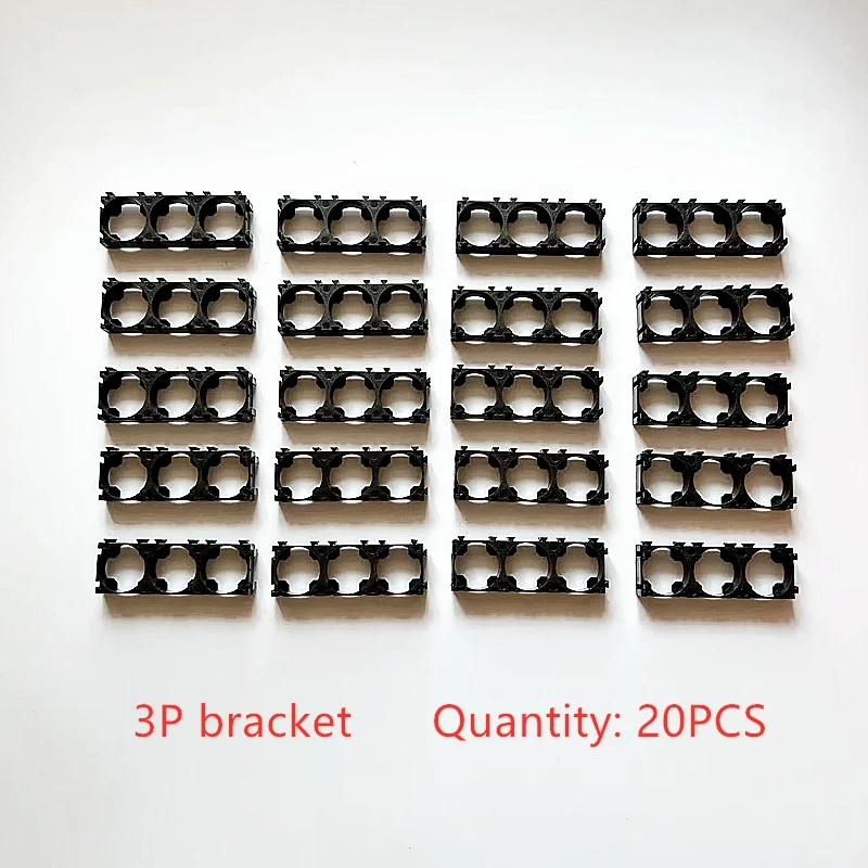 18650 Batterijhouder - Cilindrische Plastic Beugel - Anti-Vibratie - Li-ion Batterij Spacer Pack: Blauw