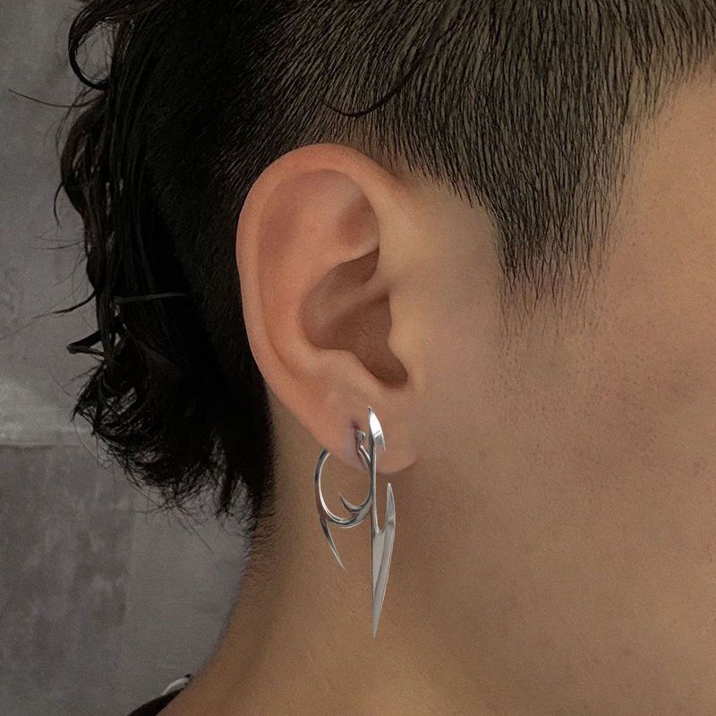 Pendientes góticos Punk con personalidad Y2K, colgante de dardo Cyberpunk Unisex, pendientes de , accesorios de joyería,
