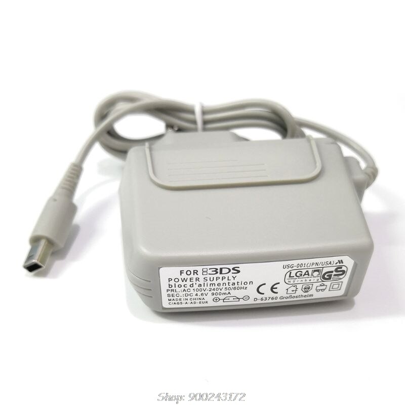 Stekker reislader stroomkabel adapter voor -nintendo ds lite ndsl 2ds 3ds s08 20