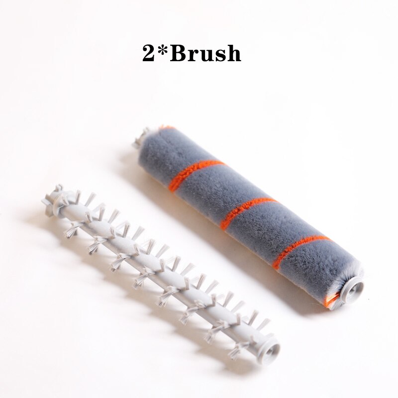 Flying Dog FG2020-repuesto para filtro Hepa, cepillo principal, tapón adaptador de Cable para tanque de agua de aguas residuales: 2 Brush
