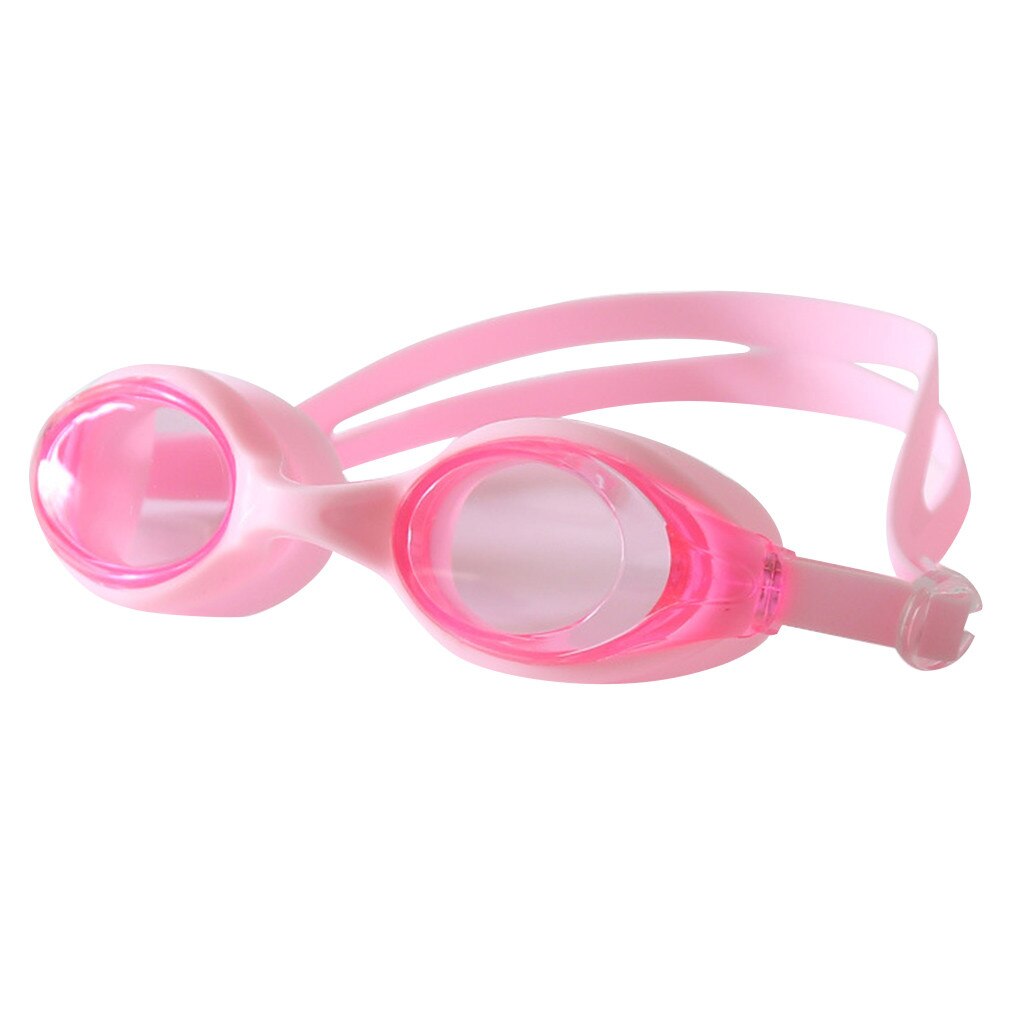 Multi Prescription Optical Swim Goggle Myopia Glasses Silicone Anti-fog Coated Watertight Swim Eyewear Eyeglasses diopter: Pink