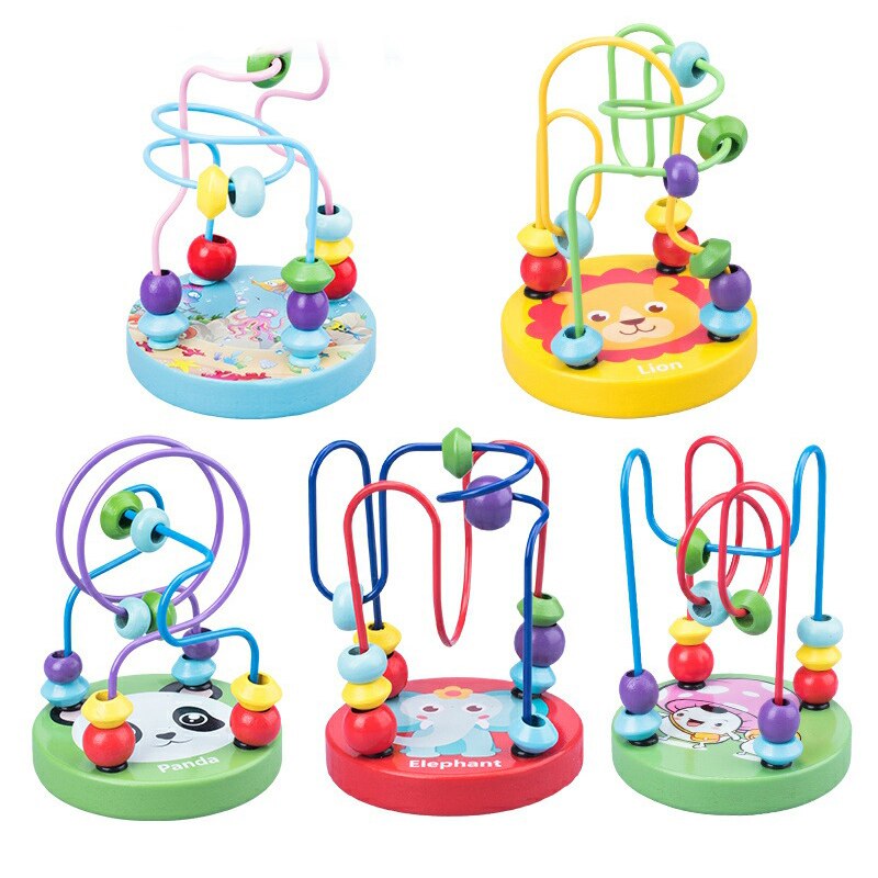 Baby Speelgoed Montessori Houten Rammelaars Zand Hamer Verlichting Houten Blokken Puzzel Game Development Baby Speelgoed 0 12 Maanden