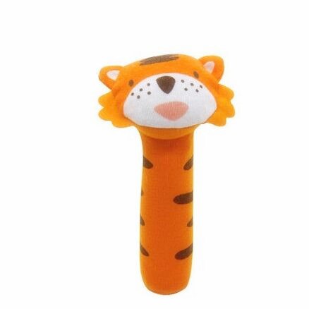 Baby speelgoed baby rammelaar speelgoed dieren handbellen pluche baby speelgoed newbron voor peuters  bf02: Bf0203 tijgers