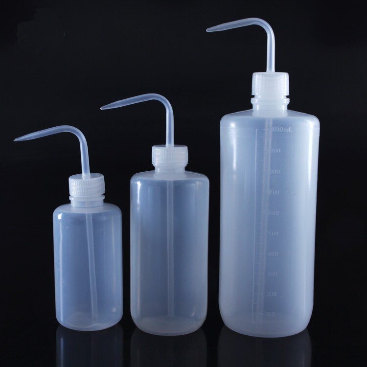 Lab Use Plastic Squeeze Washing Bottle with Bent Bozzle and Screw Cap Lab Use Plastic Squeeze Washing Bottle with Bent Bozzle and Screw Cap