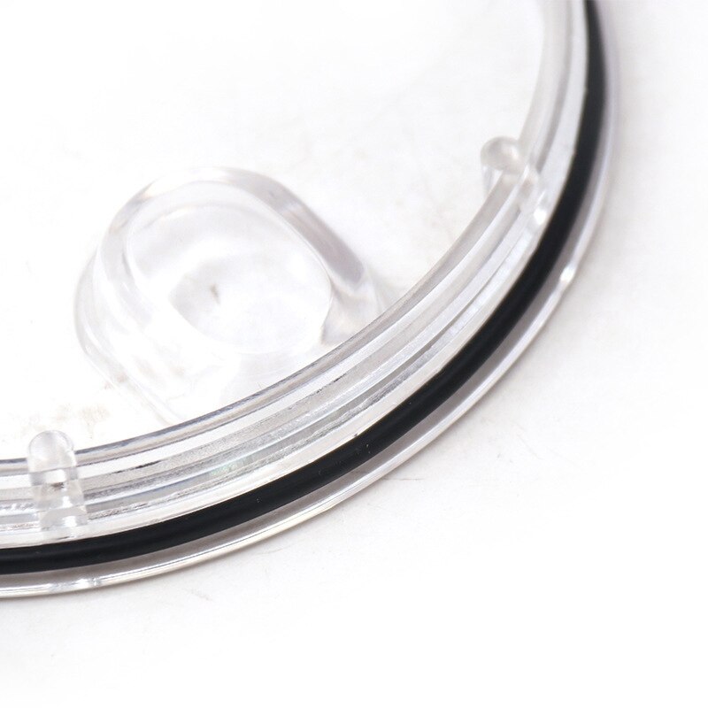 Plastic 6 Inch White Round Transparent Inspection Hatch Deck Cover Corrosion Resistant for Marine Boat Yacht RV Truck