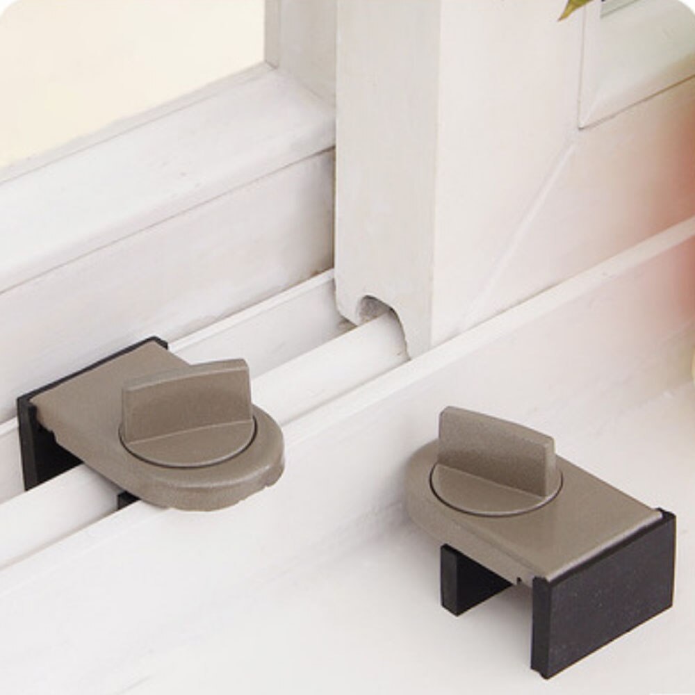 Locks on Windows adjustable security door latch Mobile window insurance lock anti-theft protection lock window stoppers