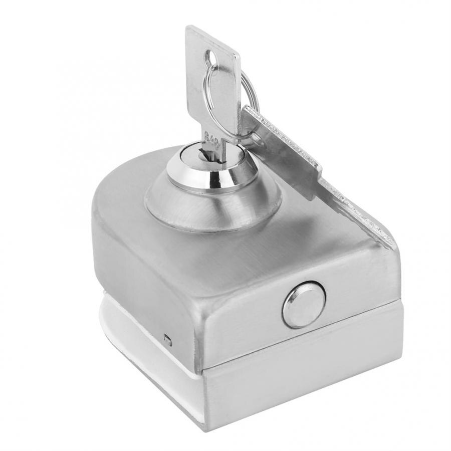 Stainless Steel Glass Door Lock Bolt Latch for Home Bathroom Accessories Door Hardware