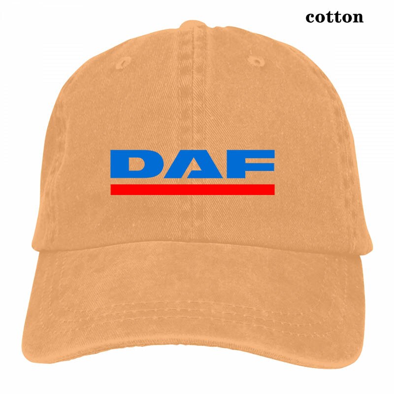 daf vector logo Baseball cap men women Trucker Hats adjustable cap: 3-Natural