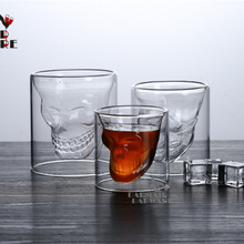 1 Stuk 150/200Ml Shot Glas Cocktail Bier Schedel Glas Whisky Skull Head Vodka Shot Glass