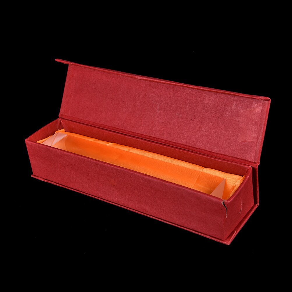 Mini prisme en verre optique, 20CM, Triple prisme triangulaire, réfracteur physique, expérience, fournitures de papeterie scolaires et de bureau