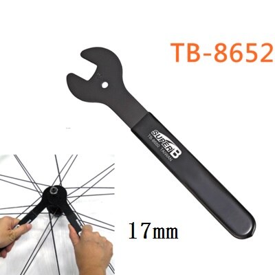 SUPER B Fiets Reparatie Tools Hub Conussleutel (13 14 15 16 17 18 19mm) steeksleutel TB 8650 8651 8653 8654 86498648 8652: TB 8654 19mm
