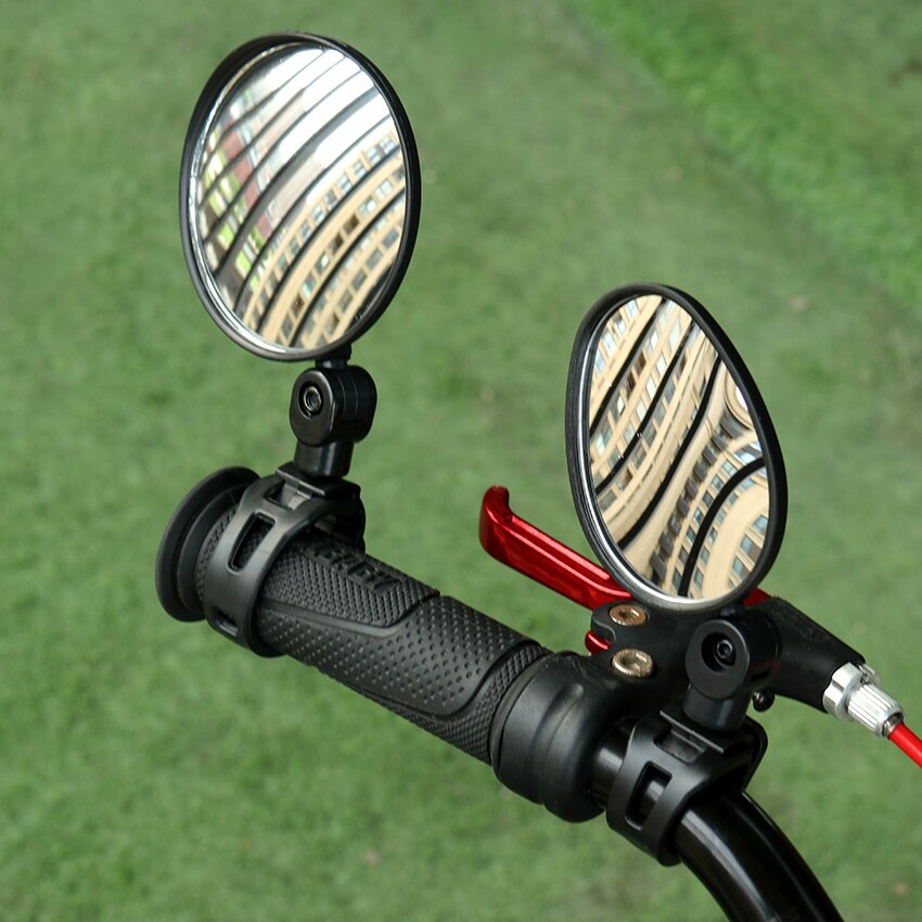 1PC MTB Bike Rearview Mirror Bicycle Rearview Wide Angle Handlebar Mirrors 360 Degree Rotate Cycling Rear View