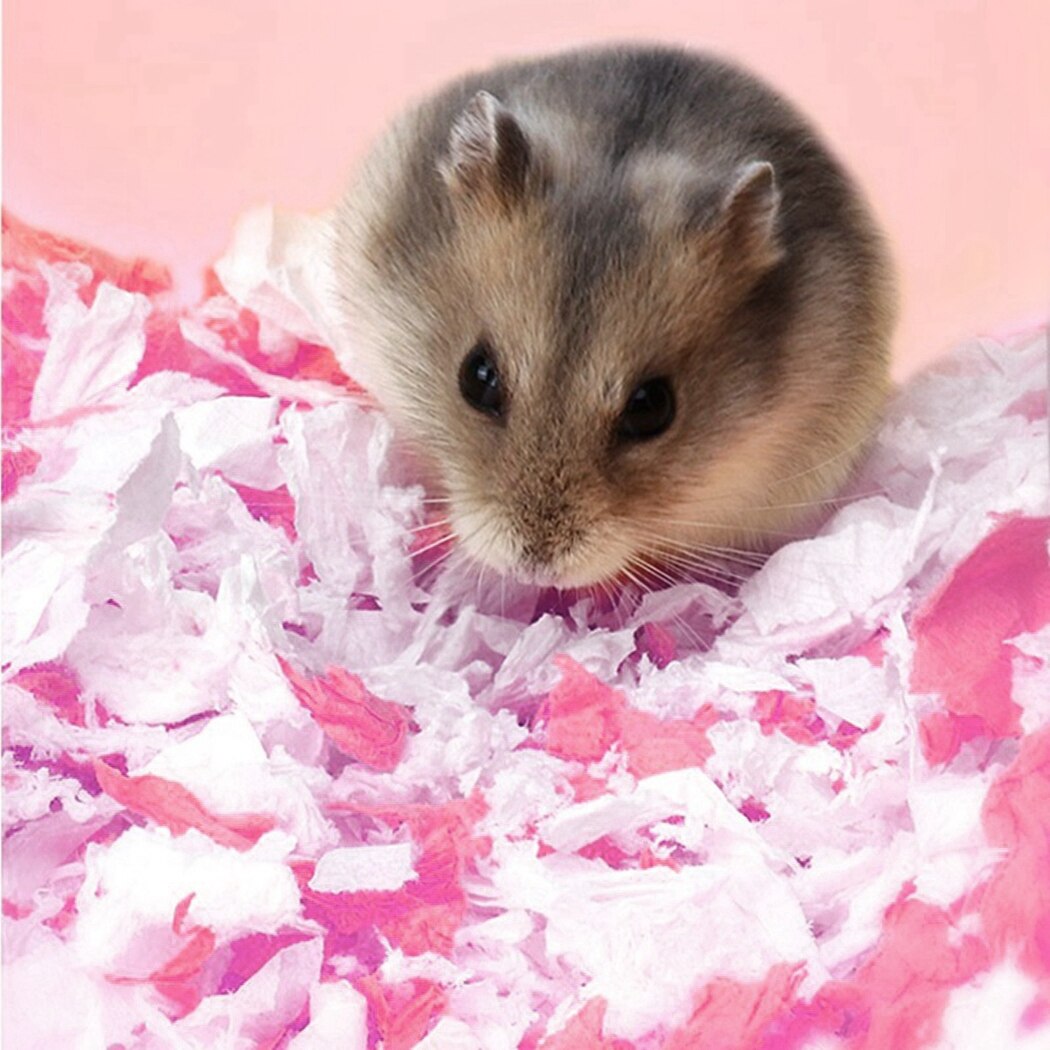 Hamster Bedding Soft Hamster Paper mall Animal Bedding for Hamster for Natural Poplar Guinea Pig Hamster Cage House Bed Cushion
