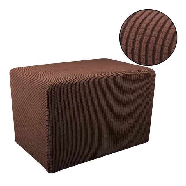 29 meubelbeschermers afneembare hoezen stretch bankhoes stoel voetenbank voetenbank pedalen kruk bank kussenhoezen: Donkergrijs / Ik