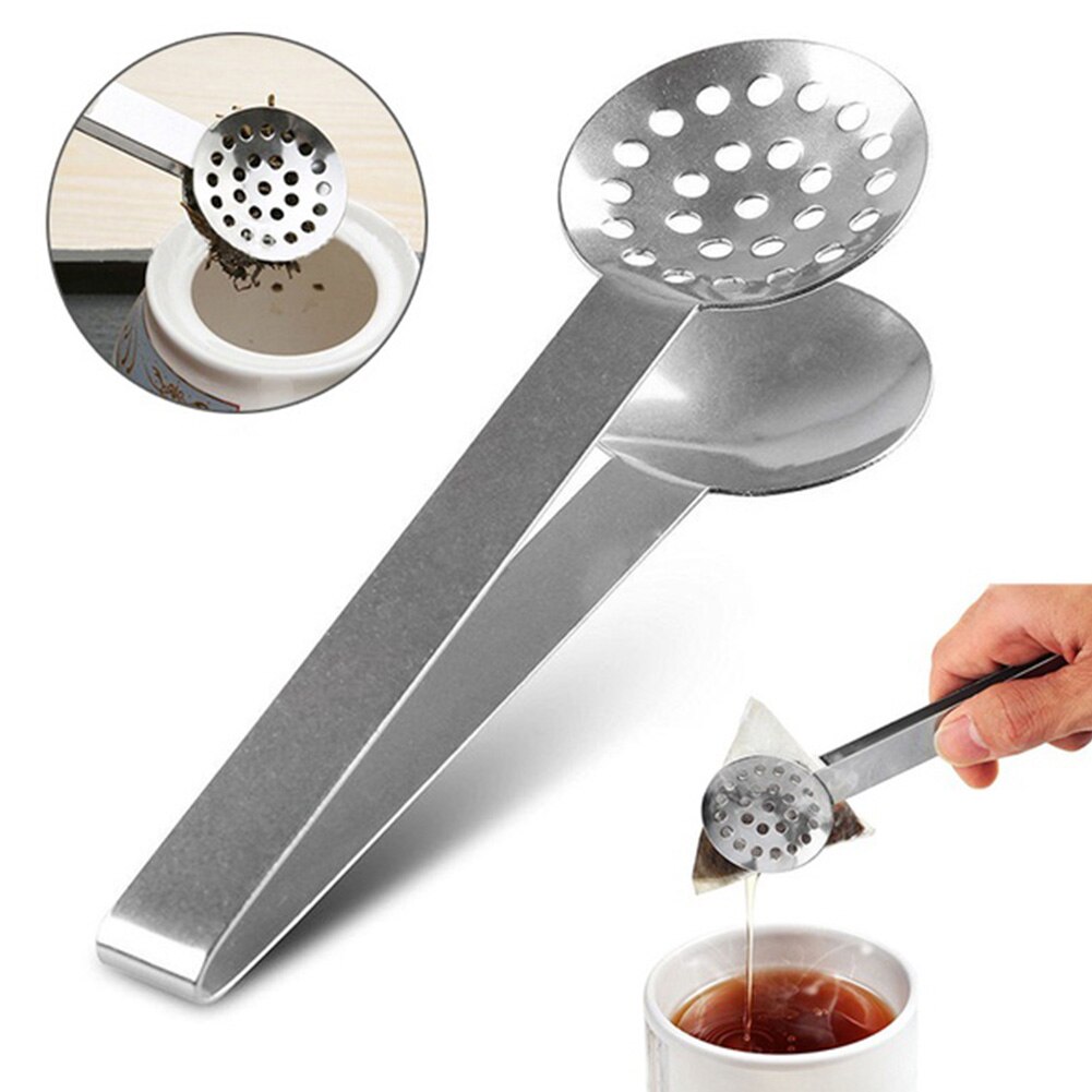 Practical Home Herb Grip Stainless Steel Tea Shop Multipurpose Lemon Holder Clip Kitchen Modern Teabag Squeezer